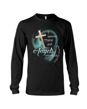 Faith Cross I Believe in Angels - LTE Long Sleeve Tee tile