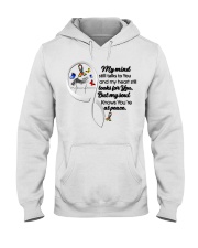Butterflies Autism Ribbon - LTE Hooded Sweatshirt tile