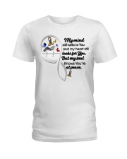 Butterflies Autism Ribbon - LTE Ladies T-Shirt tile