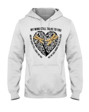 Gold Dragonflies On Heart Tree Of Life - LTE Hooded Sweatshirt tile