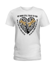 Gold Dragonflies On Heart Tree Of Life - LTE Ladies T-Shirt tile