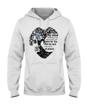 Blue Hummingbird Tree Of Life - LTE Hooded Sweatshirt tile
