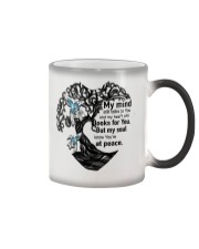 Blue Hummingbird Tree Of Life - LTE Color Changing Mug tile