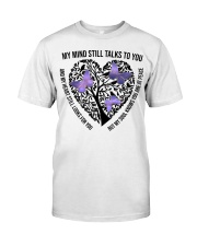 Purple Butterflies On Heart Tree Of Life - LTE Classic T-Shirt front