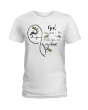 Blue Dragonfly God Has You - LTE Ladies T-Shirt tile