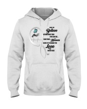 Blue Butterfly Love Never Dies Hooded Sweatshirt tile
