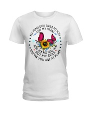 Butterfly My Mind Still Talk You FT0002 Ladies T-Shirt tile