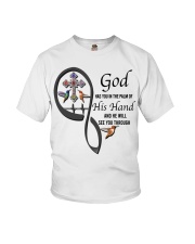 Hummingbirds Cross God Has You - LTE Youth T-Shirt tile