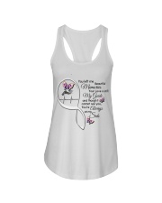 Gem Butterflies On Lady Hand Heartbeat - LTE Ladies Flowy Tank tile