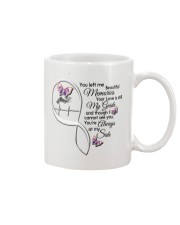 Gem Butterflies On Lady Hand Heartbeat - LTE Mug tile