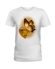 Butterfly Glowing Heart - LTE Ladies T-Shirt tile