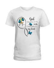 BUTTERFLY GOD HAS YOU IN HIS ARMS - BEST SELLER Ladies T-Shirt tile