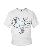 HUMMINGBIRD GOD HAS YOU IN HIS ARMS - BEST SELLER Youth T-Shirt tile