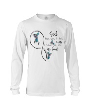HUMMINGBIRD GOD HAS YOU IN HIS ARMS - BEST SELLER Long Sleeve Tee tile