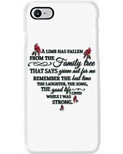Bird A Limb Has Fallen Phone Case tile