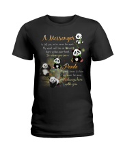 PANDA A MESSENGER TO TELL YOU - BEST SELLER Ladies T-Shirt tile
