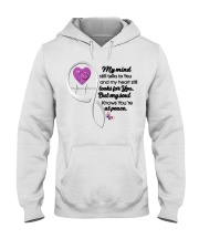 Family Butterfly My Mind Still Talks To You - LTE Hooded Sweatshirt thumbnail