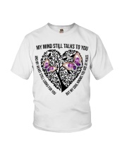 Gem Pink Butterflies On Heart Tree Of Life - LTE Youth T-Shirt tile
