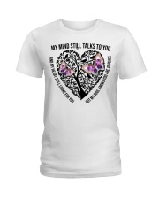 Gem Pink Butterflies On Heart Tree Of Life - LTE Ladies T-Shirt tile