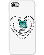 Turquoise Butterfly Rose - LTE Phone Case tile