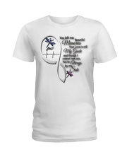 Mandala Dragonfly You Left Me Ladies T-Shirt tile