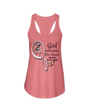 Hummingbirds God Has You - LTE Ladies Flowy Tank tile