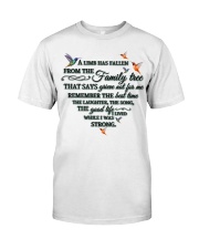 Hummingbird A Limb Has Fallen Classic T-Shirt front