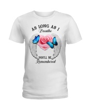 BUTTERFLY AS LONG AS I BREATHE - BEST SELLER Ladies T-Shirt tile