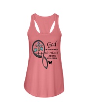 Butterflies Cross God Has You - LTE Ladies Flowy Tank tile