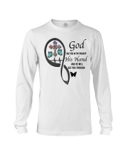 Butterflies Cross God Has You - LTE Long Sleeve Tee tile