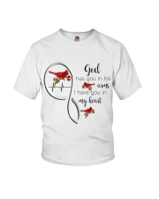 BIRD FLOWER GOD HAS YOU IN HIS ARMS - BEST SELLER Youth T-Shirt tile