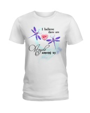 DRAGONFLY I BELIEVE ANGELS - BEST SELLER Ladies T-Shirt tile