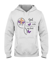 BUTTERFLY GOD HAS YOU IN HIS ARMS - BEST SELLER Hooded Sweatshirt tile