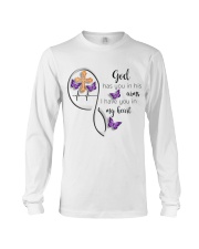 BUTTERFLY GOD HAS YOU IN HIS ARMS - BEST SELLER Long Sleeve Tee tile