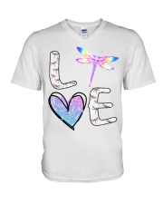 DRAGONFLY LOVE - BEST SELLER V-Neck T-Shirt tile