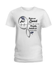 Blue Dragonfly Mandala Heartbeat - LTE Ladies T-Shirt tile