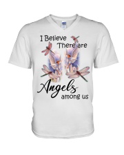 Dragonfly Angels PT0180 V-Neck T-Shirt tile