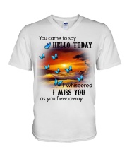 BLUE BUTTERF YOU CAME TO SAY HELLO - BEST SELLER V-Neck T-Shirt tile