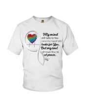 Colorful Zen Butterflies Heartbeat Infinity - LTE Youth T-Shirt tile