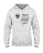 Colorful Zen Butterflies Heartbeat Infinity - LTE Hooded Sweatshirt tile