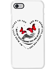 Red Butterflies On Hand - LTE Phone Case tile