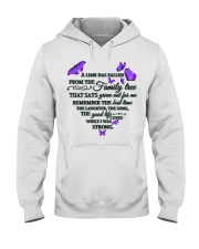 Purple Butterflies A Limb Has Fallen Hooded Sweatshirt tile