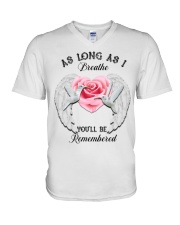 HUMMINGBIRD AS LONG AS I BREATHE - BEST SELLER V-Neck T-Shirt tile