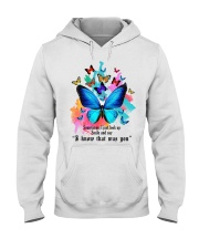 Butterfly Sometine I Just Look Up - LTE Hooded Sweatshirt tile
