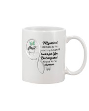 Turquoise Butterfly On Hand Infinity - LTE Mug tile
