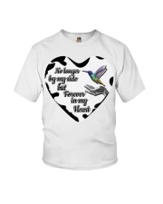 Green Hummingbird No Longer By My Side Youth T-Shirt tile