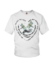 Blue Dragonflies On Hand My Mind - LTE Youth T-Shirt tile