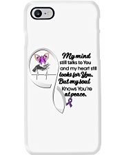 Purple Butterfly Ribbon Infinity Love - LTE Phone Case tile