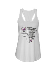 Gem Butterfly You Left Me Ladies Flowy Tank tile