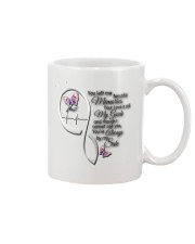 Gem Butterfly You Left Me Mug tile